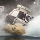 A NASA mockup of Boeing’s CST-100 Starliner spacecraft.